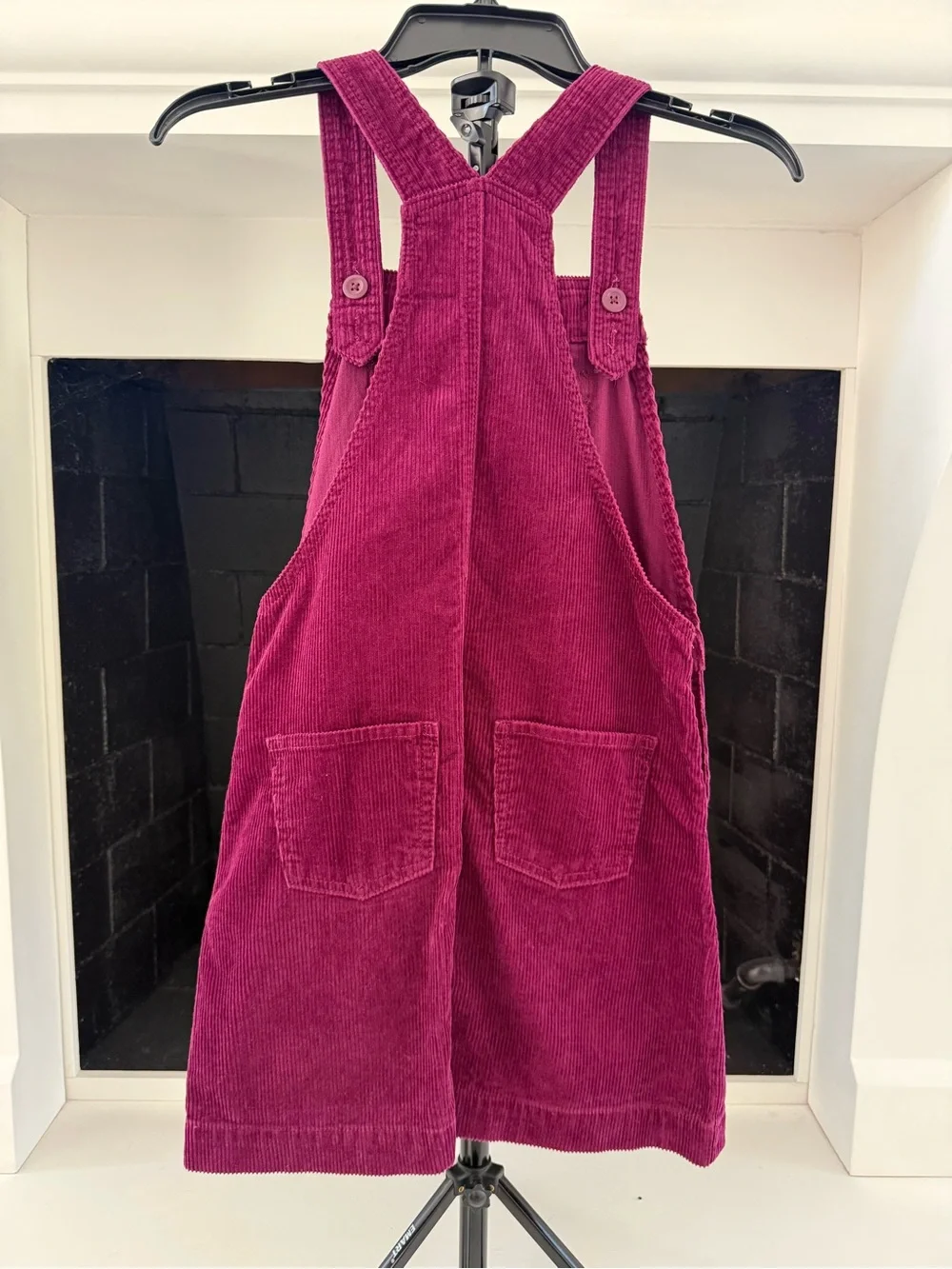 GAP Corduroy Pinafore Dress - Berry Pink-Girls 10